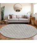Addison Chantille ACN933-Gray 8 ft. X 8 ft. Round Rug