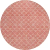Addison Chantille ACN933-Salmon 8 ft. X 8 ft. Round Rug