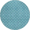 Addison Chantille ACN933-Teal 8 ft. X 8 ft. Round Rug