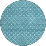 Addison Chantille ACN933-Teal 8 ft. X 8 ft. Round Rug