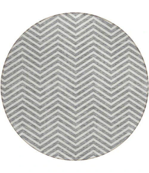 Addison Chantille ACN934-Gray 8 ft. X 8 ft. Round Rug