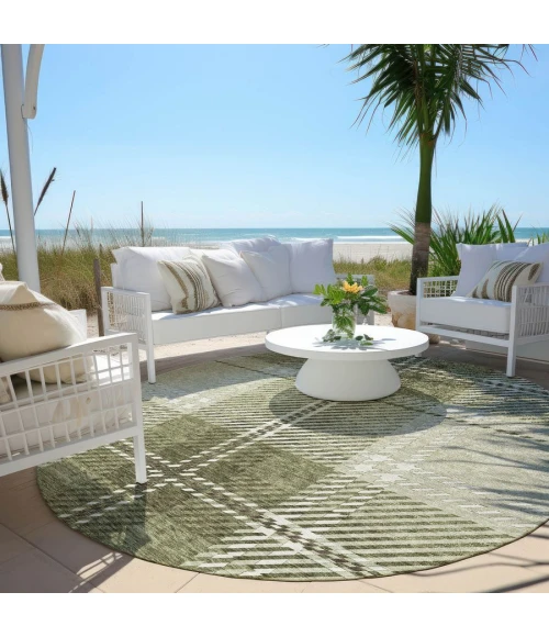 Addison Chantille ACN935-Aloe 8 ft. X 8 ft. Round Rug