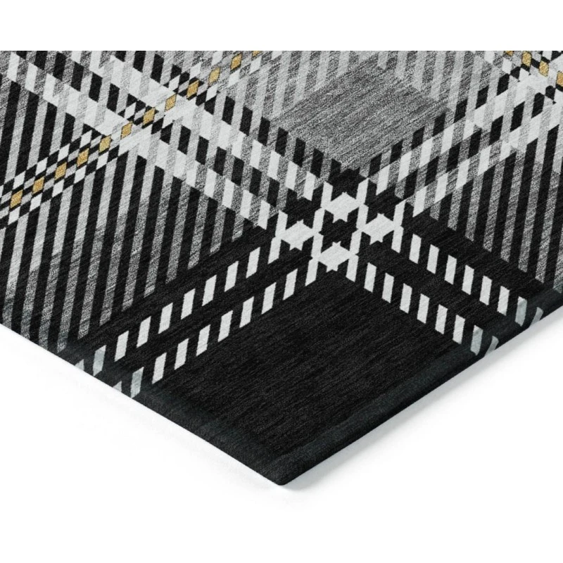 Addison Chantille ACN935-Black 8 ft. X 8 ft. Round Rug
