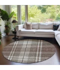 Addison Chantille ACN935-Brown 8 ft. X 8 ft. Round Rug