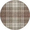 Addison Chantille ACN935-Brown 8 ft. X 8 ft. Round Rug