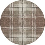 Addison Chantille ACN935-Brown 8 ft. X 8 ft. Round Rug