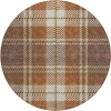 Addison Chantille ACN935-Chocolate 8 ft. X 8 ft. Round Rug