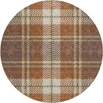 Addison Chantille ACN935-Chocolate 8 ft. X 8 ft. Round Rug
