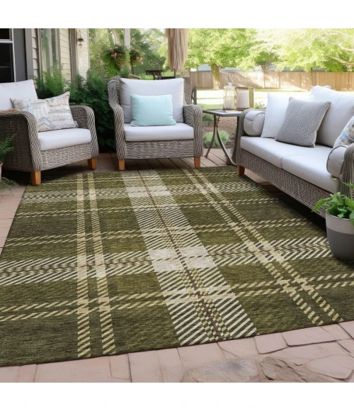 Addison Chantille ACN935-Olive 5 ft. X 7 ft. 6 in. Rectangle Rug
