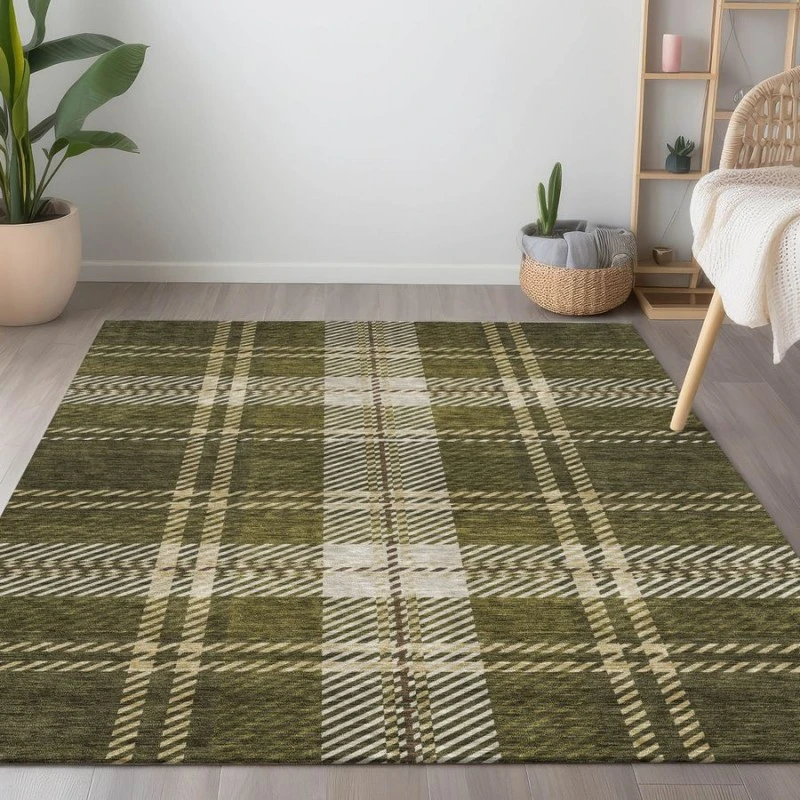 Addison Chantille ACN935-Olive 5 ft. X 7 ft. 6 in. Rectangle Rug