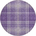 Addison Chantille ACN935-Purple 8 ft. X 8 ft. Round Rug