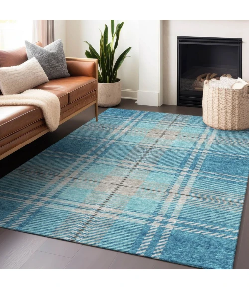 Addison Chantille ACN935-Teal 5 ft. X 7 ft. 6 in. Rectangle Rug