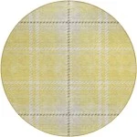 Addison Chantille ACN935-Yellow 8 ft. X 8 ft. Round Rug