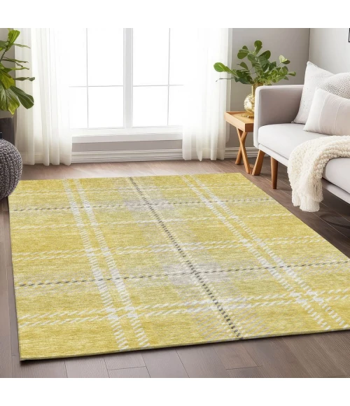 Addison Chantille ACN935-Yellow 5 ft. X 7 ft. 6 in. Rectangle Rug
