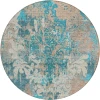 Addison Chantille ACN936-Teal 8 ft. X 8 ft. Round Rug