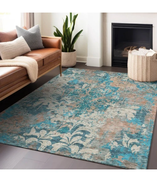 Addison Chantille ACN936-Teal 3 ft. X 5 ft. Rectangle Rug