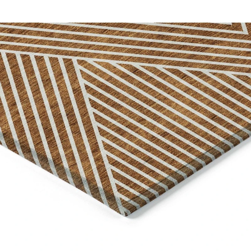 Addison Chantille ACN937-Terracotta 8 ft. X 8 ft. Round Rug
