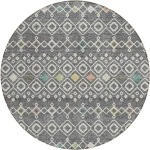 Addison Chantille ACN938-Gray 8 ft. X 8 ft. Round Rug