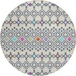 Addison Chantille ACN938-Linen 8 ft. X 8 ft. Round Rug