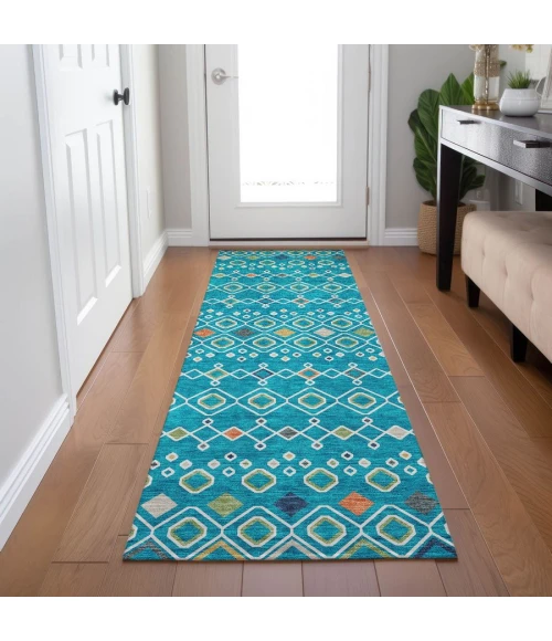Addison Chantille ACN938-Teal 2 ft. 3 in. X 7 ft. 6 in. Rectangle Rug