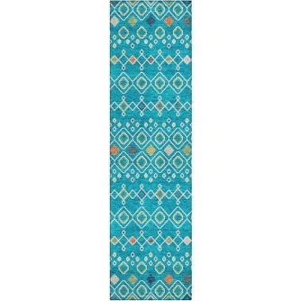Addison Chantille ACN938-Teal 2 ft. 3 in. X 7 ft. 6 in. Rectangle Rug