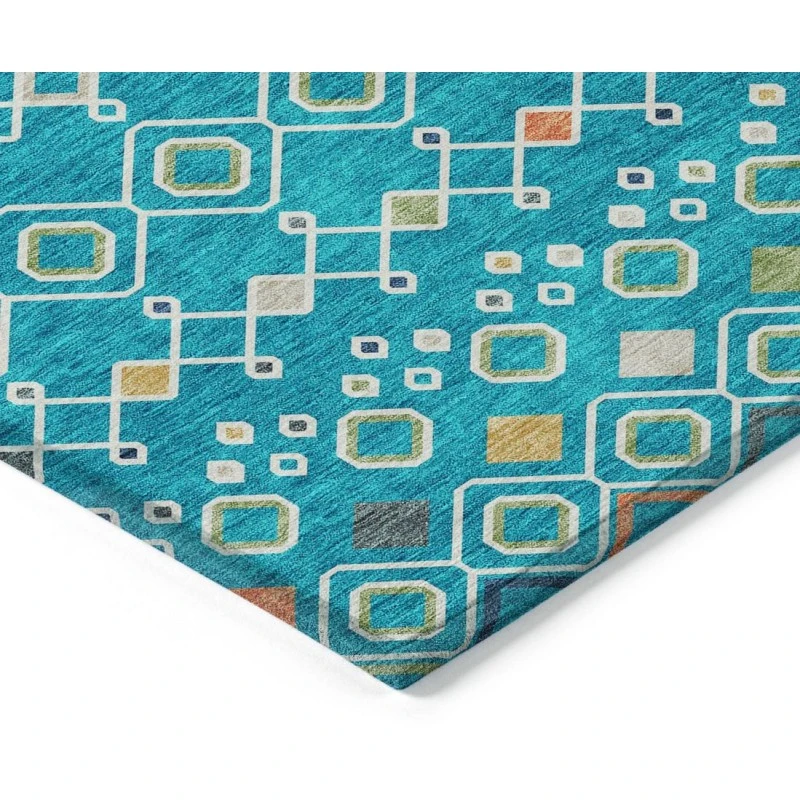 Addison Chantille ACN938-Teal 5 ft. X 7 ft. 6 in. Rectangle Rug