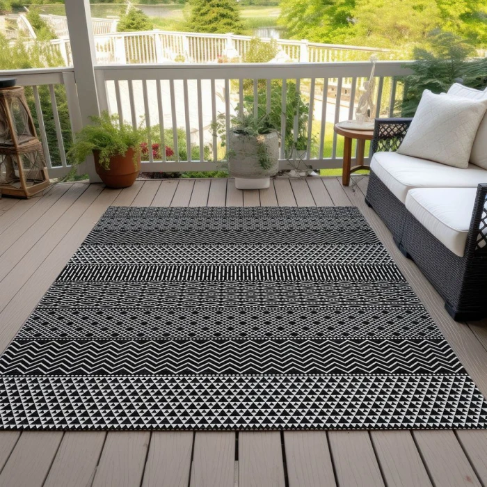 Addison Chantille ACN939-Black 9 ft. X 12 ft. Rectangle Rug
