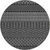 Addison Chantille ACN939-Black 8 ft. X 8 ft. Round Rug