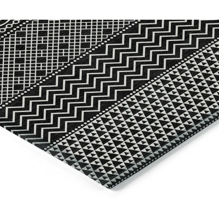 Addison Chantille ACN939-Black 8 ft. X 8 ft. Round Rug