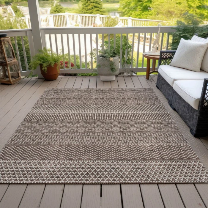 Addison Chantille ACN939-Brown 5 ft. X 7 ft. 6 in. Rectangle Rug