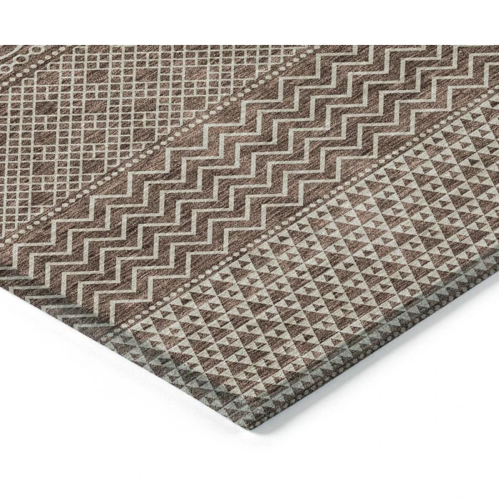 Addison Chantille ACN939-Brown 8 ft. X 8 ft. Round Rug