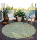 Addison Chantille ACN939-Green 8 ft. X 8 ft. Round Rug