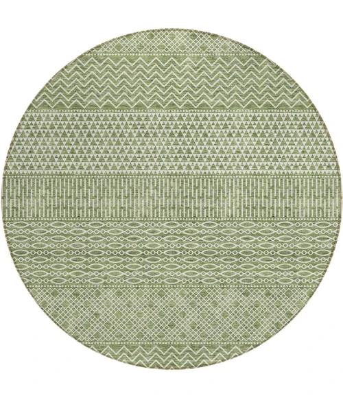Addison Chantille ACN939-Green 8 ft. X 8 ft. Round Rug