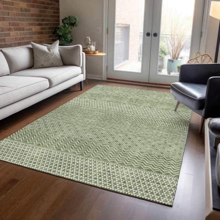 Addison Chantille ACN939-Green 5 ft. X 7 ft. 6 in. Rectangle Rug