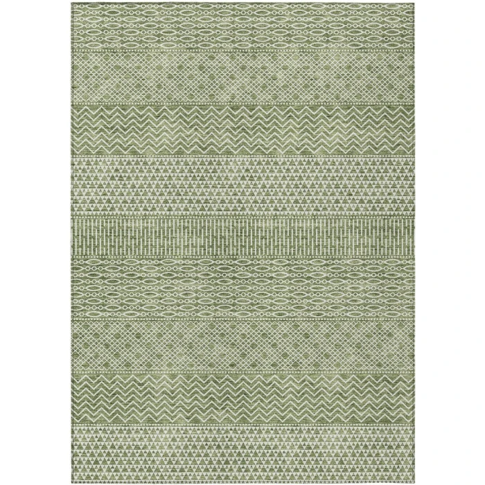 Addison Chantille ACN939-Green 5 ft. X 7 ft. 6 in. Rectangle Rug