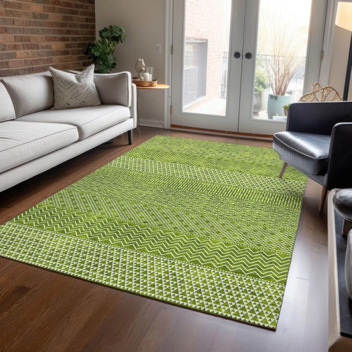 Addison Chantille ACN939-Lime 8 ft. X 10 ft. Rectangle Rug