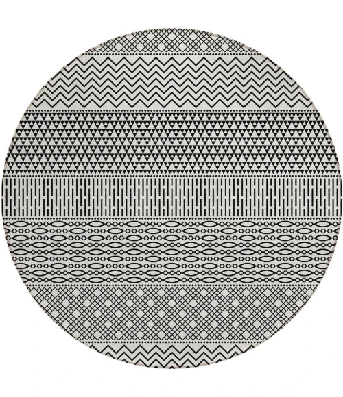 Addison Chantille ACN939-White 8 ft. X 8 ft. Round Rug