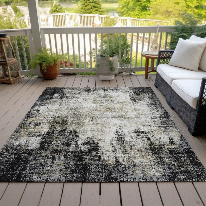 Addison Chantille ACN940-Black 3 ft. X 5 ft. Rectangle Rug