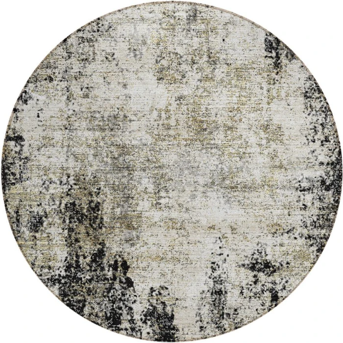 Addison Chantille ACN940-Black 8 ft. X 8 ft. Round Rug