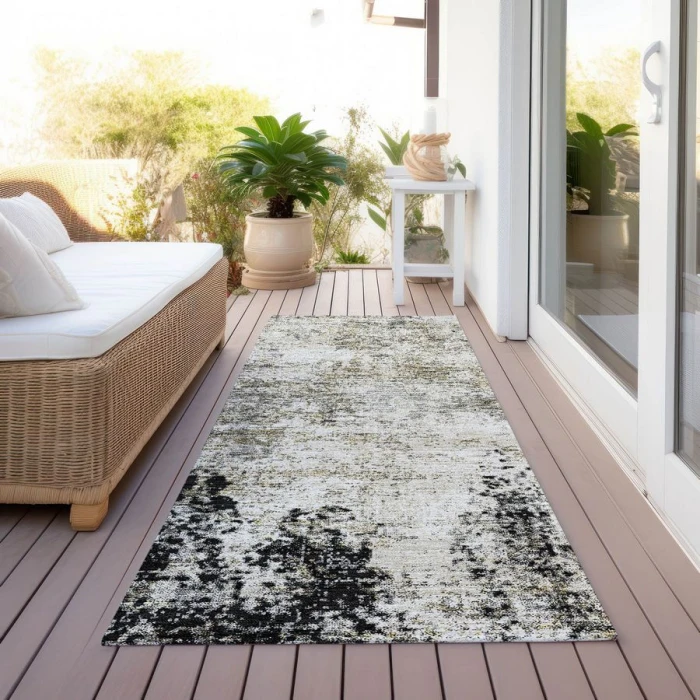 Addison Chantille ACN940-Black 2 ft. 3 in. X 7 ft. 6 in. Rectangle Rug