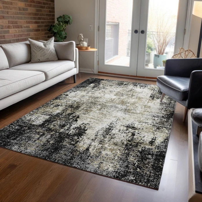 Addison Chantille ACN940-Black 3 ft. X 5 ft. Rectangle Rug
