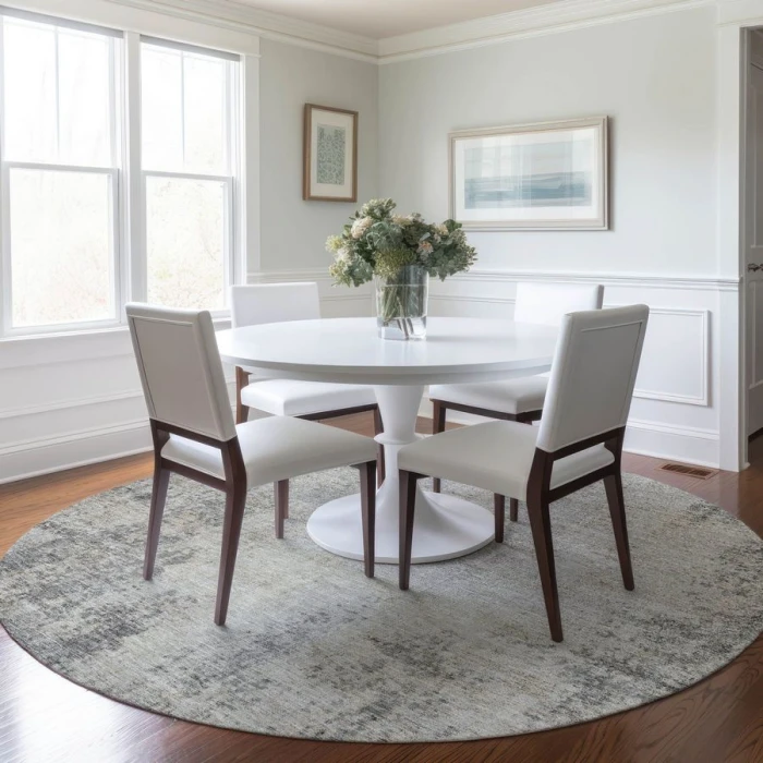 Addison Chantille ACN940-Gray 8 ft. X 8 ft. Round Rug