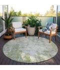 Addison Chantille ACN940-Green 8 ft. X 8 ft. Round Rug
