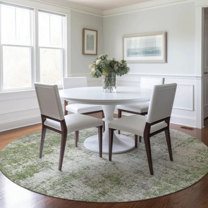 Addison Chantille ACN940-Green 8 ft. X 8 ft. Round Rug