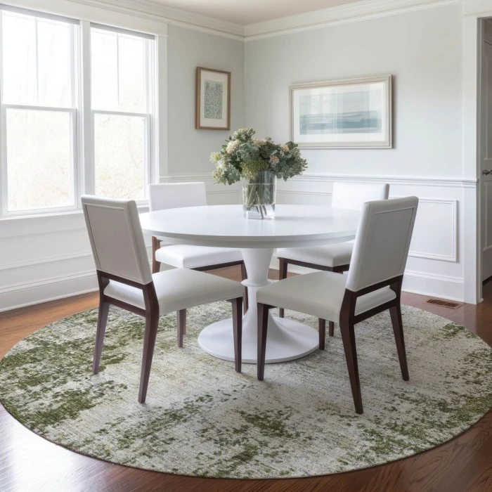 Addison Chantille ACN940-Olive 8 ft. X 8 ft. Round Rug