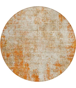 Addison Chantille ACN940-Orange 8 ft. X 8 ft. Round Rug