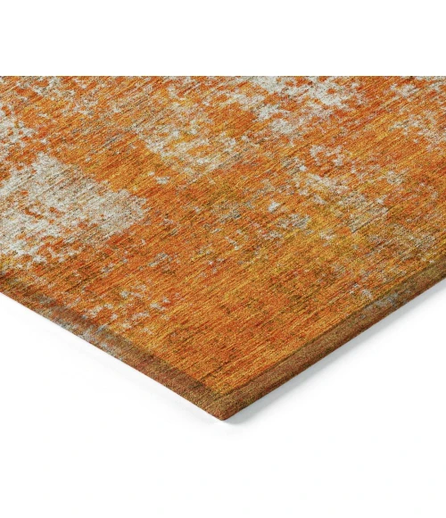 Addison Chantille ACN940-Orange 8 ft. X 8 ft. Round Rug