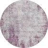 Addison Chantille ACN940-Plum 8 ft. X 8 ft. Round Rug