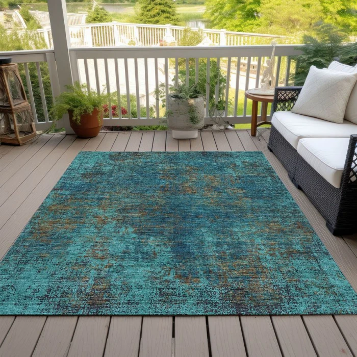 Addison Chantille ACN940-Teal 3 ft. X 5 ft. Rectangle Rug