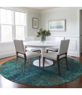 Addison Chantille ACN940-Teal 8 ft. X 8 ft. Round Rug